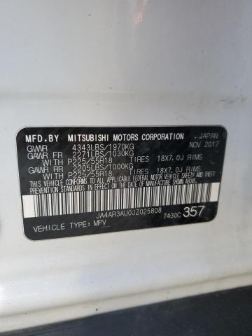 Photo 10 from auction – 2018 MITSUBISHI OUTLANDER with VIN JA4AR3AU0JZ025808