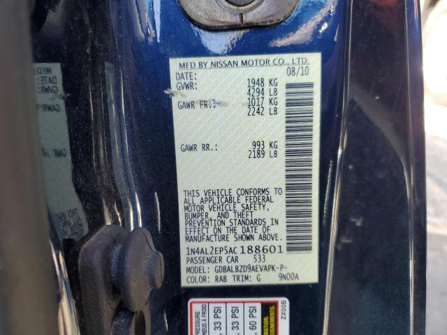 Photo 10 from auction – 2010 NISSAN ALTIMA S with VIN 1N4AL2EP5AC188601