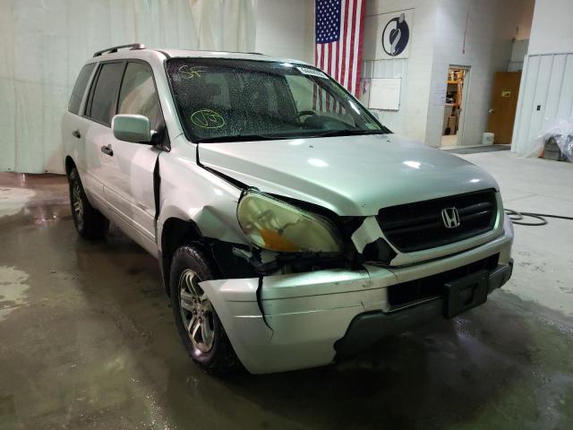 HONDA PILOT EXL 2005 with VIN 5FNYF18565B062437 - Photo from auction