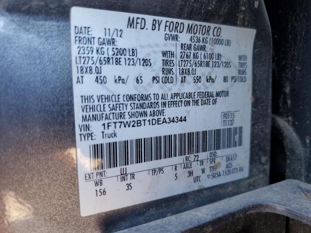 Photo 10 from auction – 2013 FORD F250 SUPER with VIN 1FT7W2BT1DEA34344