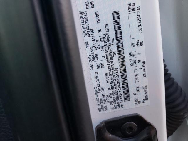 Photo 10 from auction – 2016 FORD F150 SUPER with VIN 1FTEW1CP8GFC01445