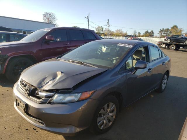 Photo 2 from auction – 2012 HONDA CIVIC LX with VIN 2HGFB2E57CH556330