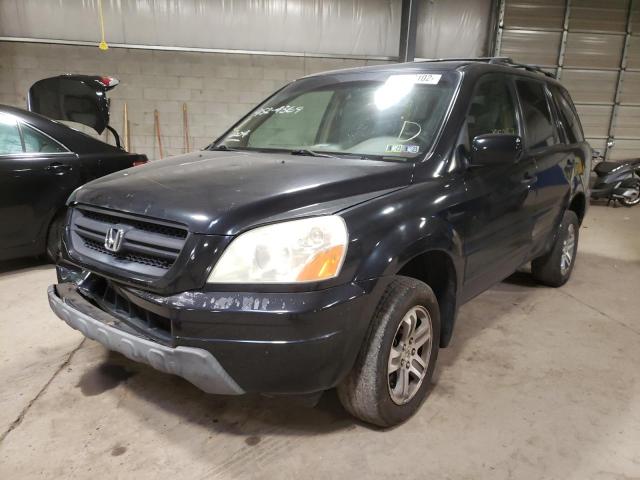 Photo 2 from auction – 2004 HONDA PILOT EXL with VIN 2HKYF18544H579459