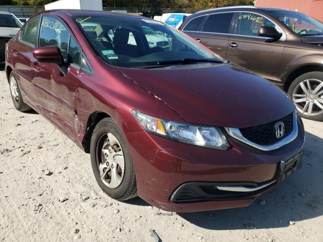 HONDA CIVIC LX 2014 with VIN 2HGFB2F58EH500379 - Photo from auction