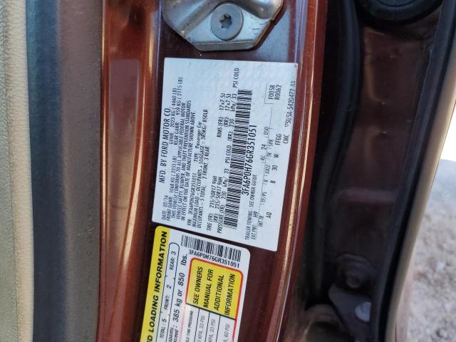 Photo 10 from auction – 2016 FORD FUSION SE with VIN 3FA6P0H76GR351051