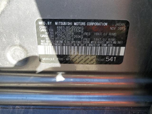 Photo 10 from auction – 2020 MITSUBISHI OUTLANDER with VIN JA4AZ3A31LZ026010
