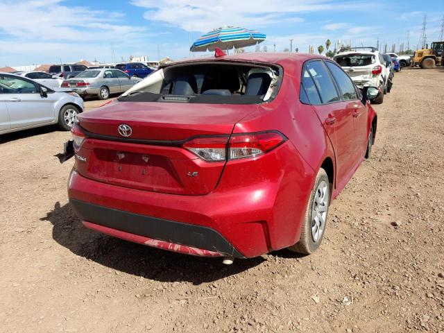 Photo 4 from auction – 2020 TOYOTA COROLLA LE with VIN JTDEPRAE3LJ008205