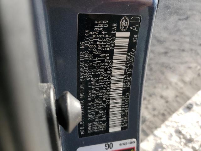 Photo 10 from auction – 2014 TOYOTA COROLLA L with VIN 2T1BURHEXEC095083