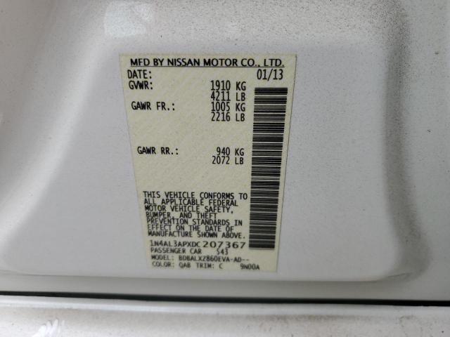 Photo 10 from auction – 2013 NISSAN ALTIMA 2.5 with VIN 1N4AL3APXDC207367