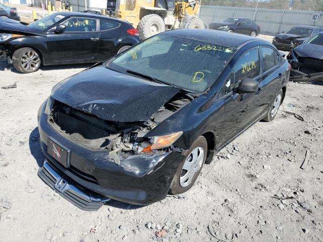 Photo 2 from auction – 2012 HONDA CIVIC LX with VIN 19XFB2F51CE015900
