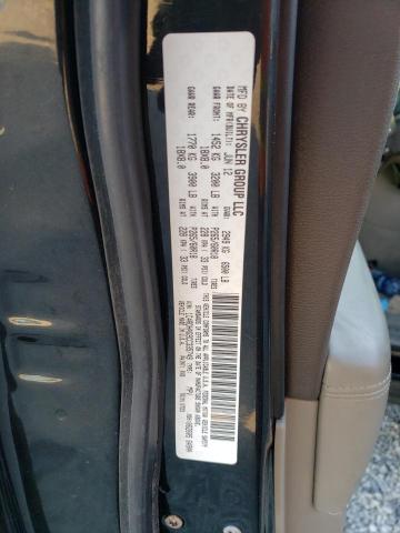 Photo 10 from auction – 2012 DODGE DURANGO SX with VIN 1C4RDHAG9CC335749