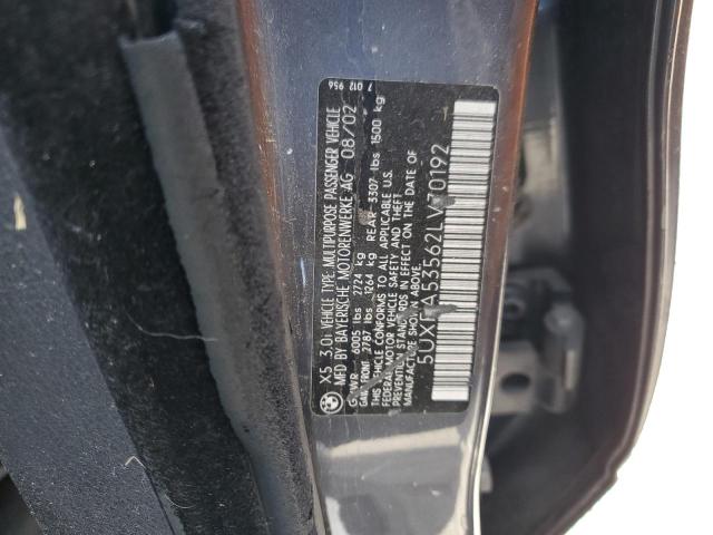 Photo 10 from auction – 2002 BMW X5 3.0I with VIN 5UXFA53562LV70192