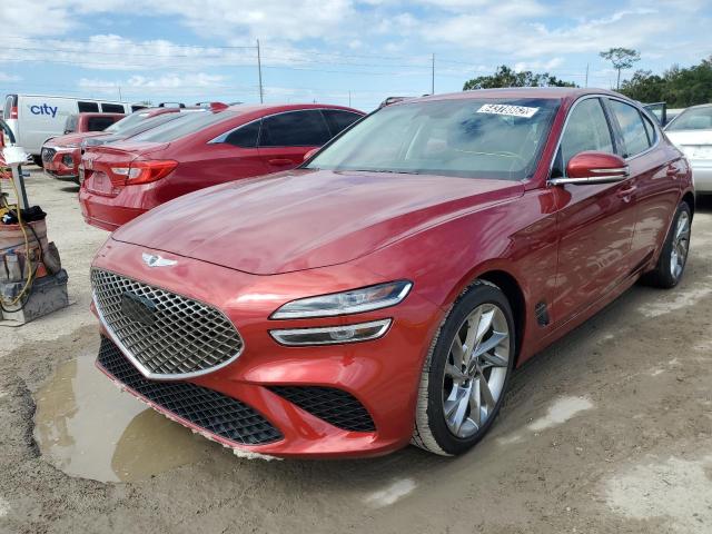GENESIS G70 BASE 2022 with VIN KMTG34TA2NU093395 - Photo from auction