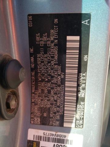 Photo 10 from auction – 2006 TOYOTA SIENNA CE with VIN 5TDZA23C06S482223