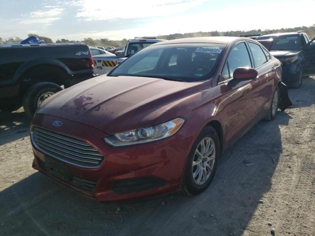 Photo 2 from auction – 2016 FORD FUSION S with VIN 3FA6P0G72GR165590