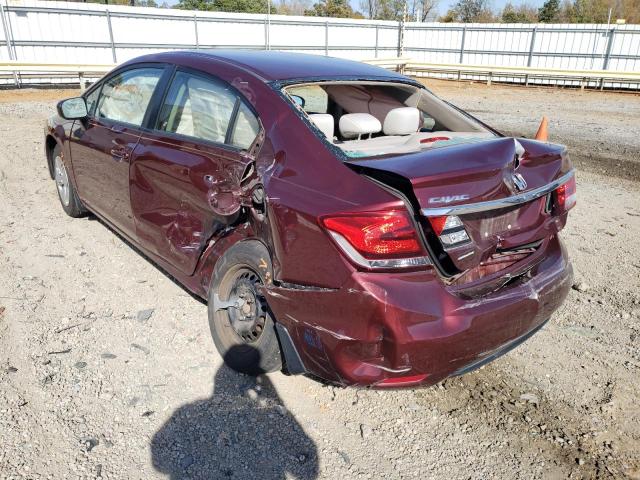 Photo 3 from auction – 2014 HONDA CIVIC LX with VIN 2HGFB2F52EH505982