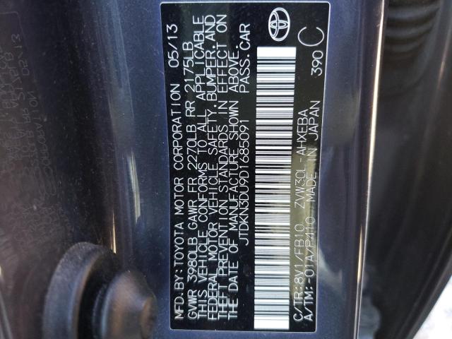 Photo 10 from auction – 2013 TOYOTA PRIUS with VIN JTDKN3DU9D1685091