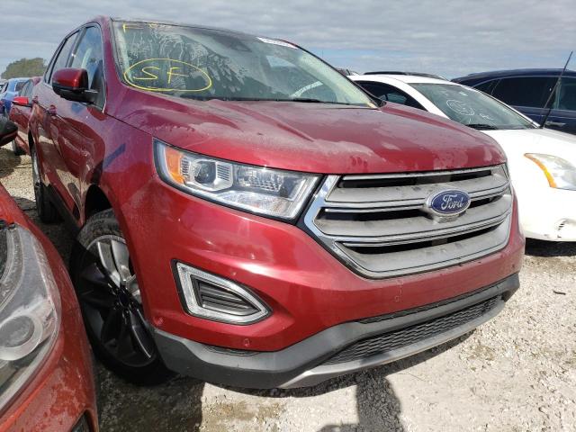 FORD EDGE TITAN 2016 with VIN 2FMPK3K97GBB92124 - Photo from auction