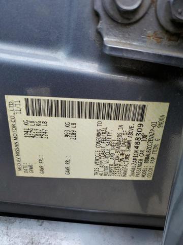 Photo 10 from auction – 2012 NISSAN ALTIMA BAS with VIN 1N4AL2AP1CN488309