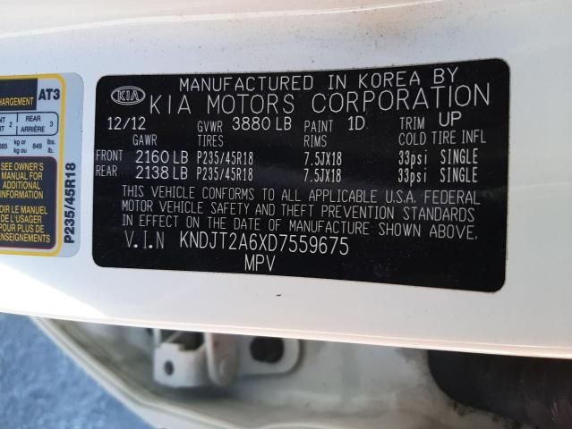 Photo 10 from auction – 2013 KIA SOUL + with VIN KNDJT2A6XD7559675