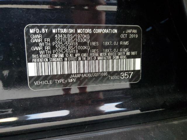 Photo 10 from auction – 2020 MITSUBISHI OUTLANDER with VIN JA4AP4AU6LU011696