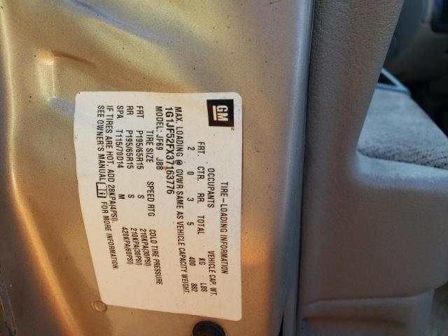 Photo 10 from auction – 2003 CHEVROLET CAVALIER L with VIN 1G1JF52FX37163776