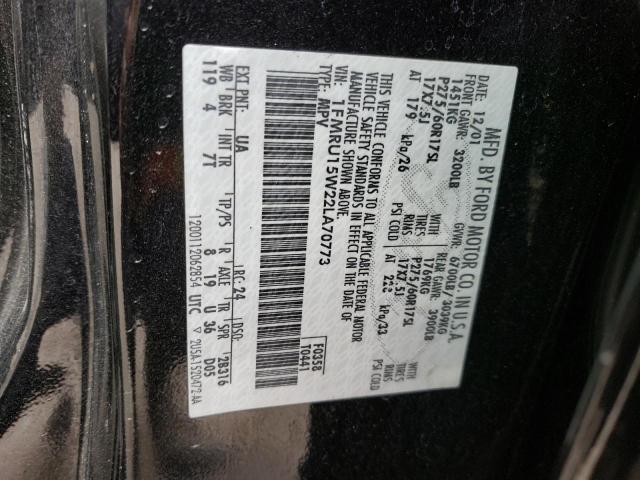Photo 10 from auction – 2002 FORD EXPEDITION with VIN 1FMRU15W22LA70773