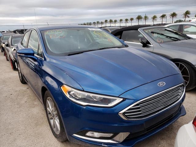 Photo 1 from auction – 2017 FORD FUSION SE with VIN 3FA6P0HD8HR121972