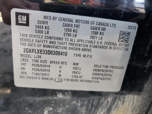 Photo 10 from auction – 2013 GMC TERRAIN SL with VIN 2GKFLXE33D6308410