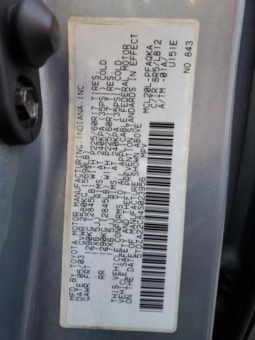 Photo 10 from auction – 2004 TOYOTA SIENNA with VIN 5TDZA22C84S023956