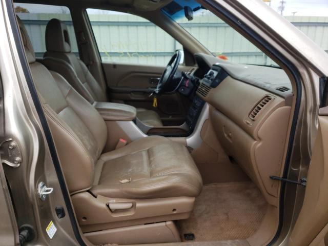 Photo 5 from auction – 2005 HONDA PILOT EXL with VIN 5FNYF18665B050653
