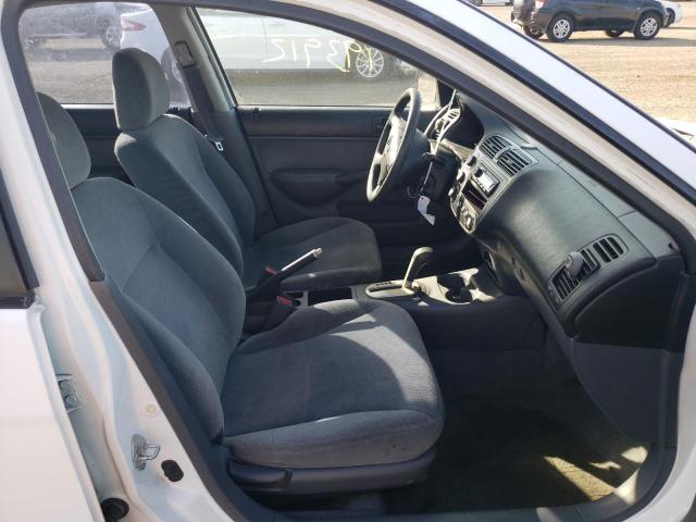 Photo 5 from auction – 2001 HONDA CIVIC LX with VIN 2HGES16581H545628