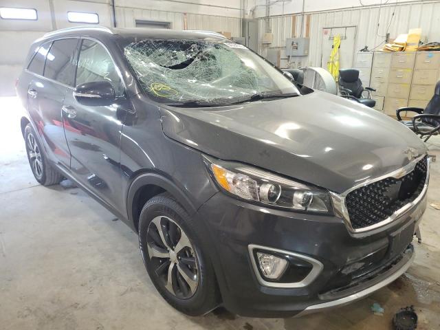 KIA SORENTO EX 2016 with VIN 5XYPH4A51GG187343 - Photo from auction