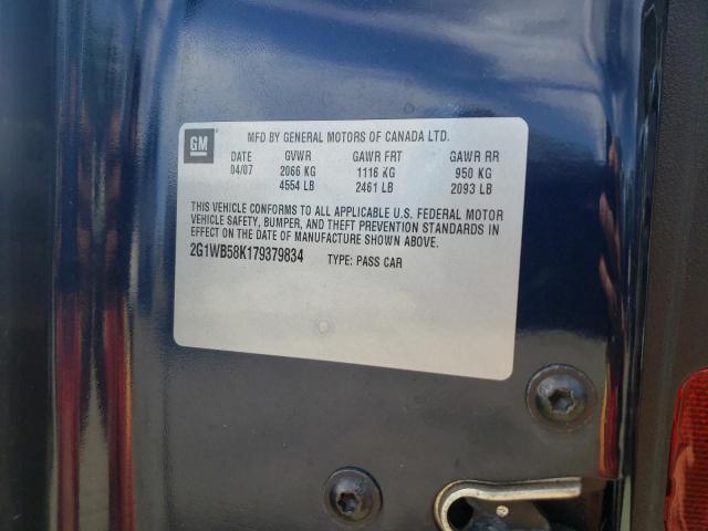Photo 10 from auction – 2007 CHEVROLET IMPALA LS with VIN 2G1WB58K179379834