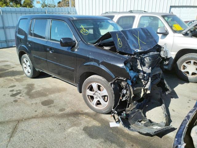 HONDA PILOT EXL 2013 with VIN 5FNYF4H5XDB040814 - Photo from auction