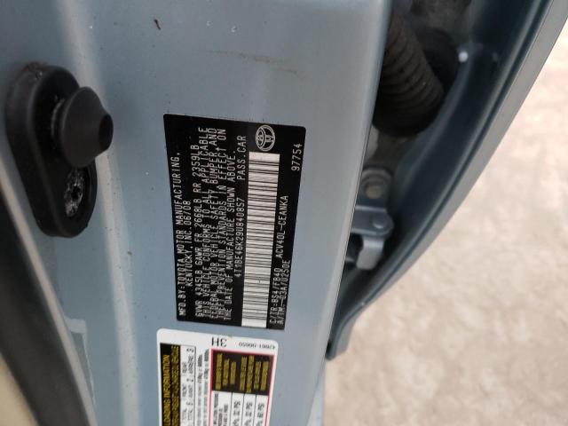 Photo 10 from auction – 2009 TOYOTA CAMRY BASE with VIN 4T1BE46K29U840857