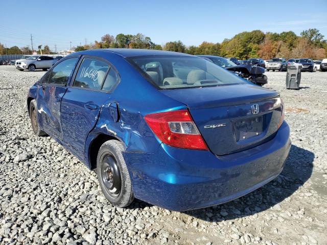 Photo 3 from auction – 2012 HONDA CIVIC LX with VIN 2HGFB2F55CH510977