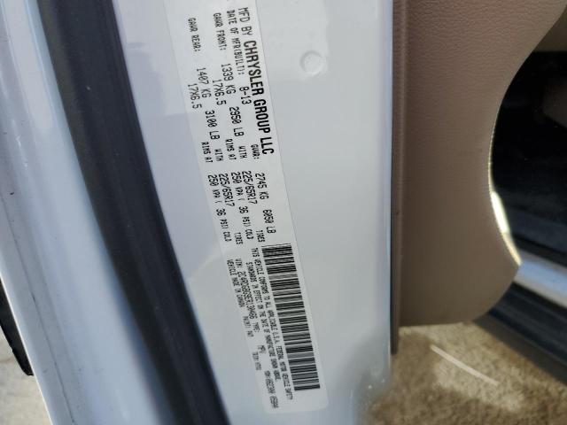 Photo 10 from auction – 2014 DODGE GRAND CARA with VIN 2C4RDGBG9ER130466