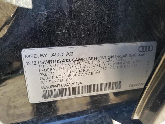 Фото 10 с аукциона – 2013 AUDI A4 PREMIUM с VIN WAUFFAFL0DA179184