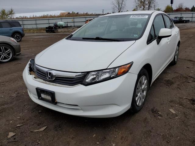 Photo 2 from auction – 2012 HONDA CIVIC LX with VIN 19XFB2F59CE086570