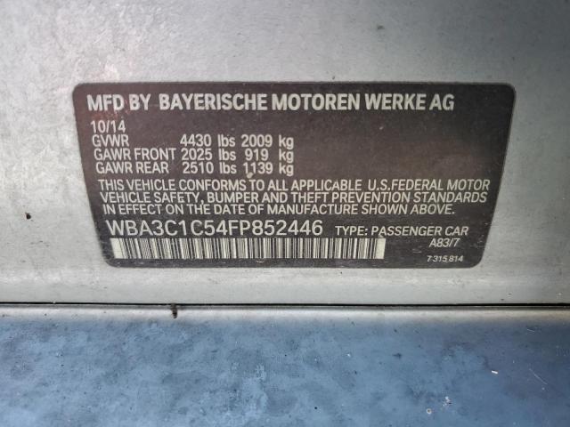 Photo 10 from auction – 2015 BMW 328 I SULE with VIN WBA3C1C54FP852446