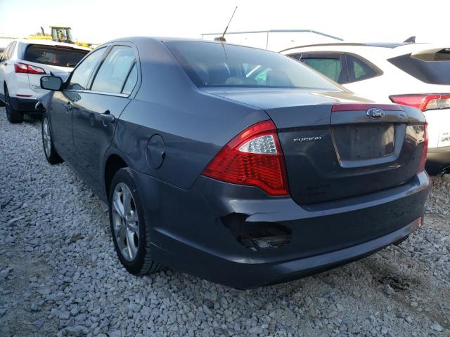 Photo 3 from auction – 2012 FORD FUSION SE with VIN 3FAHP0HA2CR390962