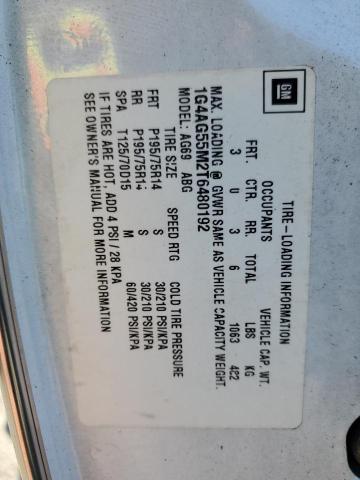 Photo 10 from auction – 1996 BUICK CENTURY with VIN 1G4AG55M2T6480192