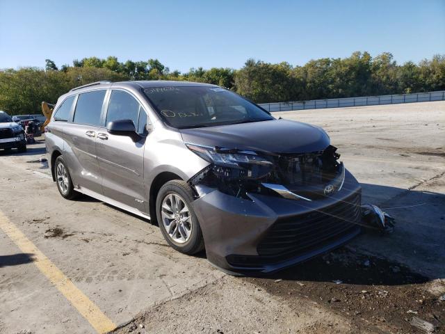 Photo 1 from auction – 2021 TOYOTA SIENNA LE with VIN 5TDKRKEC2MS049684