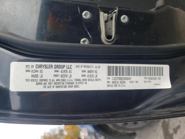 Photo 10 from auction – 2014 DODGE DART SXT with VIN 1C3CDFBB9ED828040