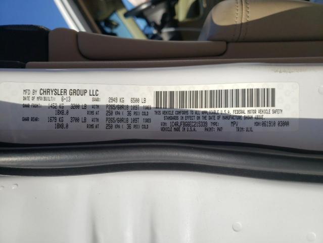Photo 10 from auction – 2014 JEEP GRAND CHER with VIN 1C4RJFBG6EC215339