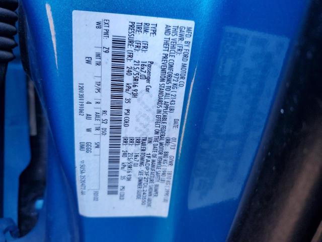 Photo 10 from auction – 2013 FORD FOCUS SE with VIN 1FADP3F27DL243550