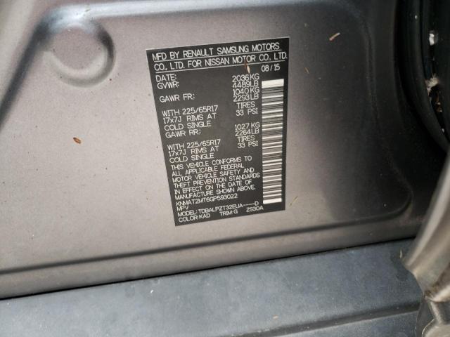 Photo 10 from auction – 2016 NISSAN ROGUE S with VIN KNMAT2MT6GP593022