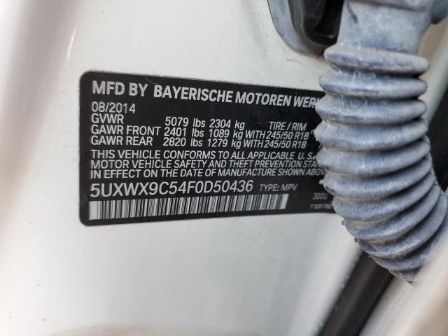 Photo 10 from auction – 2015 BMW X3 XDRIVE2 with VIN 5UXWX9C54F0D50436