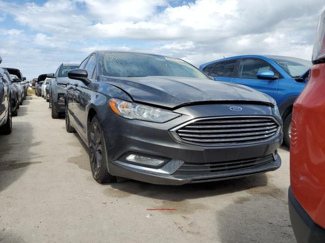 FORD FUSION SE 2018 with VIN 3FA6P0HD0JR127612 - Photo from auction